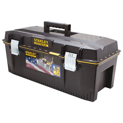 stanley fatmax metal plastic tool box|stanley fatmax cantilever tool box.